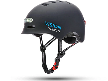 Hecto+ Vision Cykelhjelm, Matt Black
